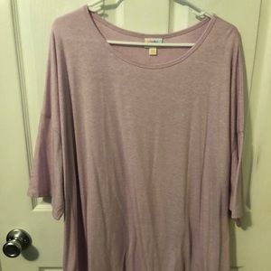 Light heather purple 2xl LulaRoe Irma